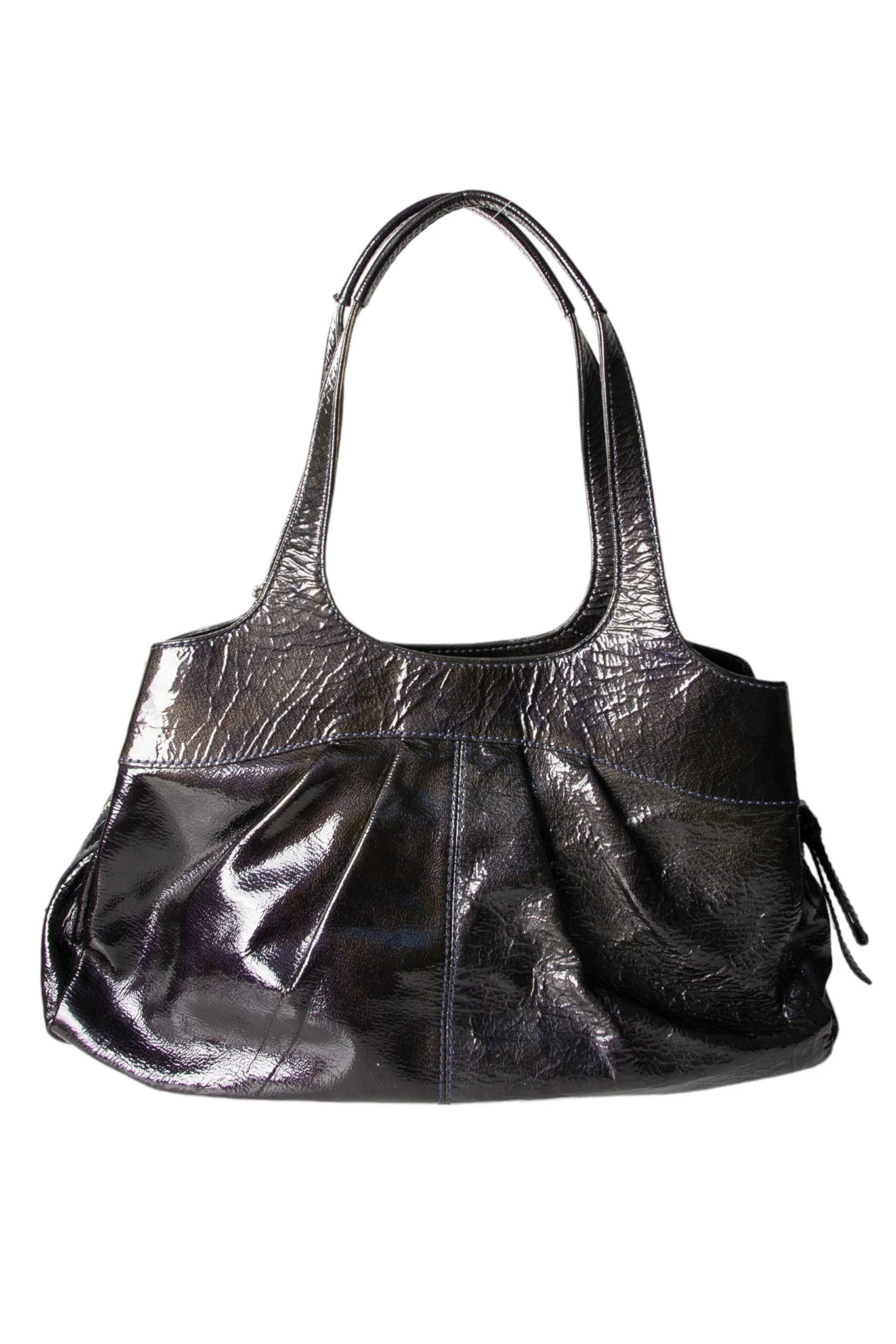 Patent Leather Hobo Bag