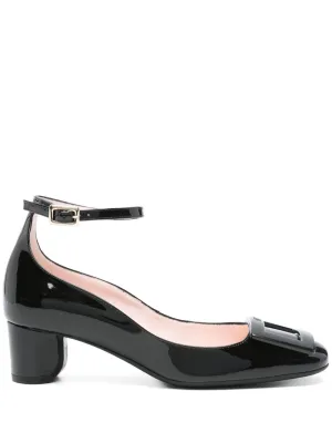 Patent leather pumps