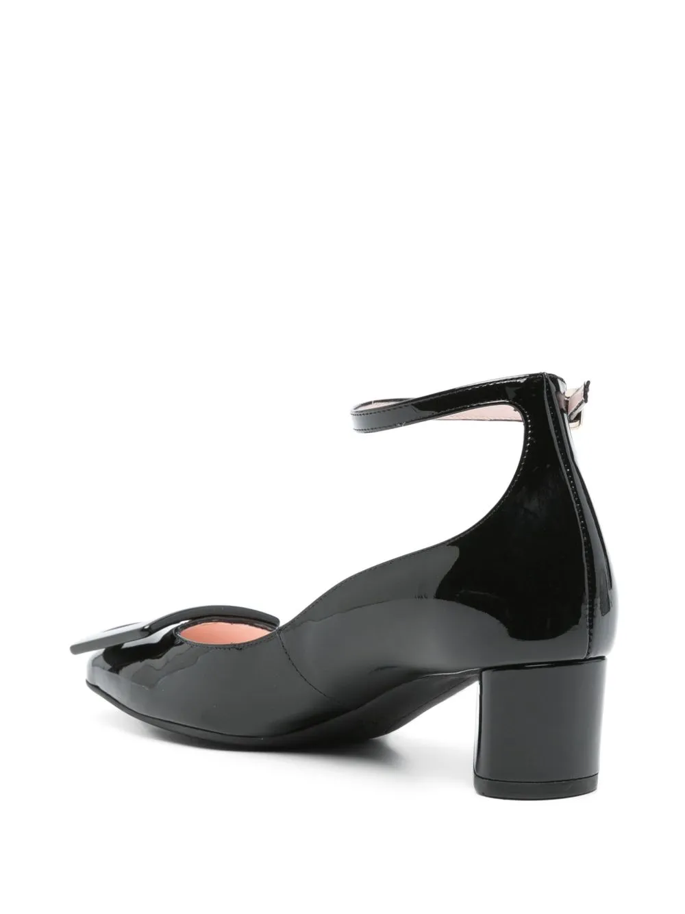 Patent leather pumps