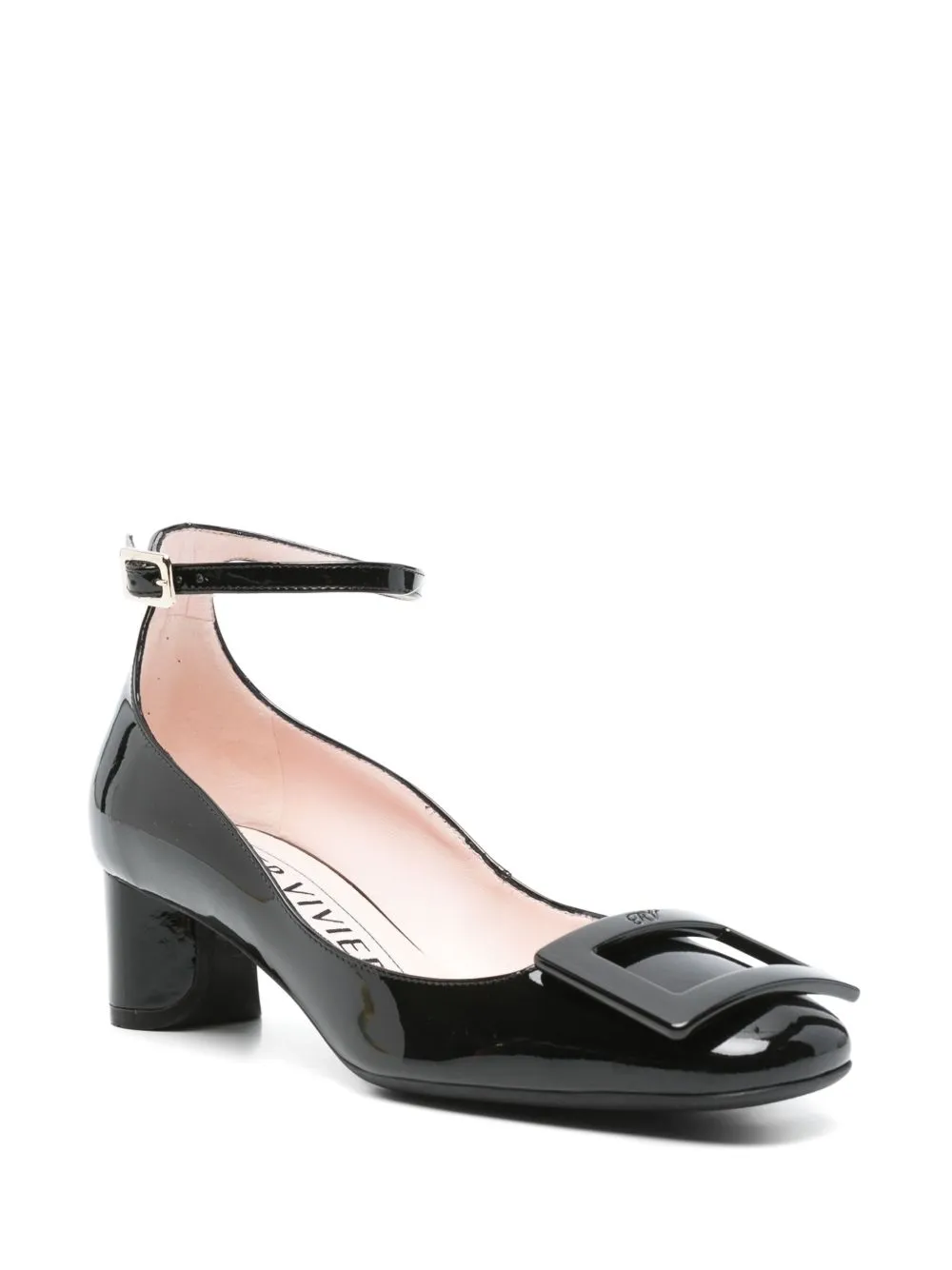 Patent leather pumps