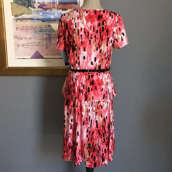 Perceptions Belted Skirt Set