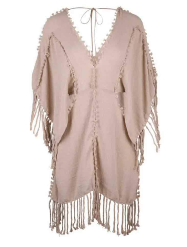 POCHIL DRESS - Antique Rose