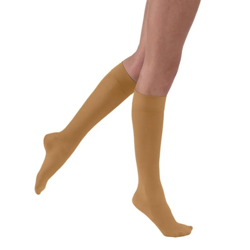 PR/1 JOBST ULTRASHEER WOMEN, KNEE HIGH PETITE, 15-20MMHG, XL, SUNTAN, CLOSED TOE