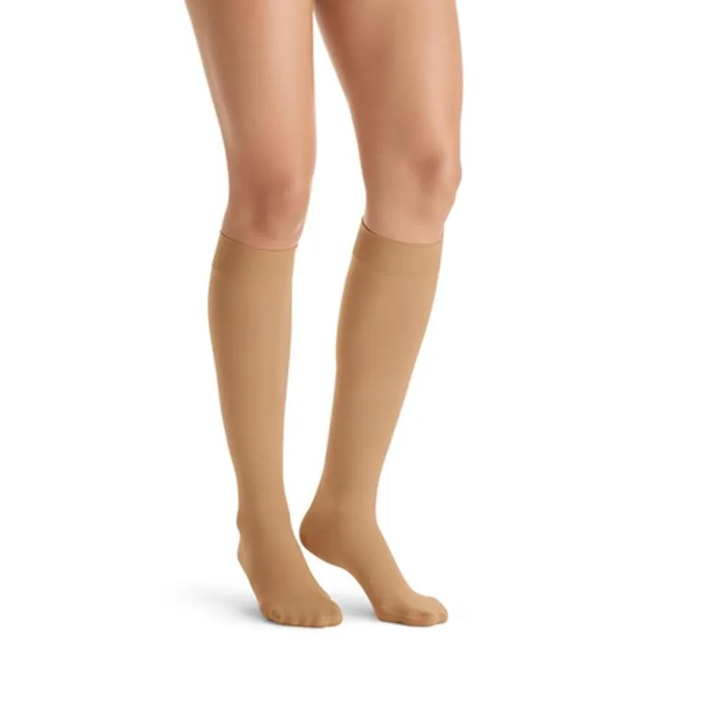 PR/1 JOBST ULTRASHEER WOMEN, KNEE HIGH PETITE, 15-20MMHG, XL, SUNTAN, CLOSED TOE