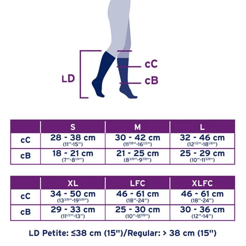 PR/1 JOBST ULTRASHEER WOMEN, KNEE HIGH PETITE, 15-20MMHG, XL, SUNTAN, CLOSED TOE