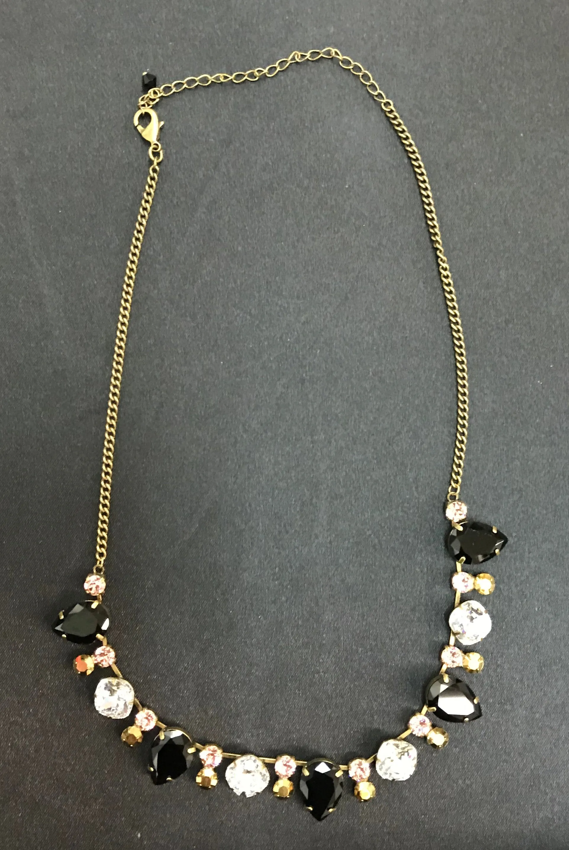 "Black Fringe" Necklace