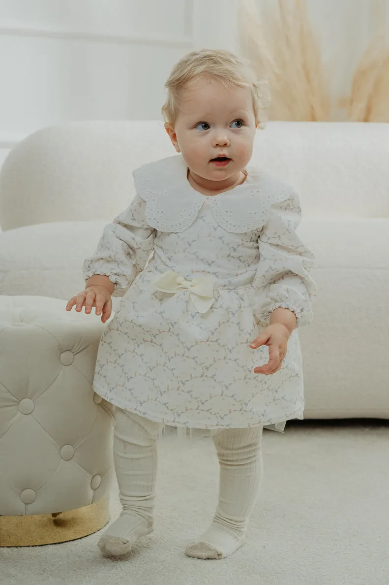 "Bonnie" Pastel Bunny Print Dress