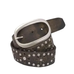 Roper Belt Womens Buffalo Leather