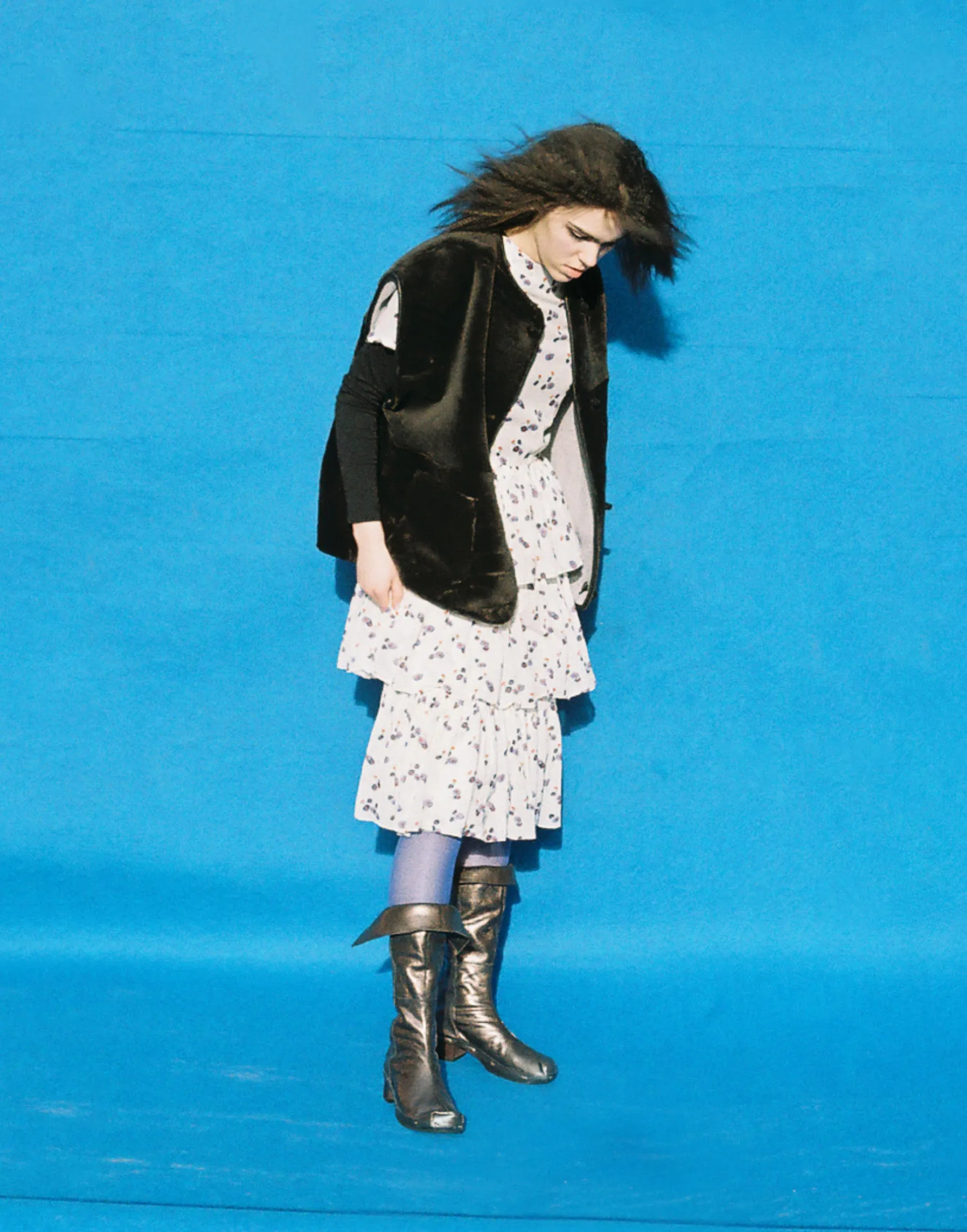 ROSIE BOOT HIGH METALLIC   Metallic Dark