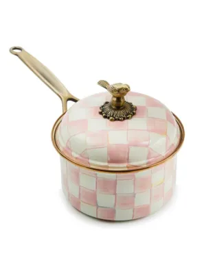 Rosy Check 2.5 Qt. Saucepan