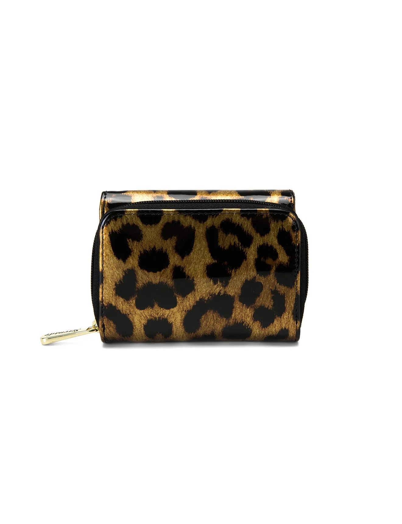 ROUGUE LEOPARD SML PATENT LEATHER WALLET WITH RFID-WSF3503- NEW IN