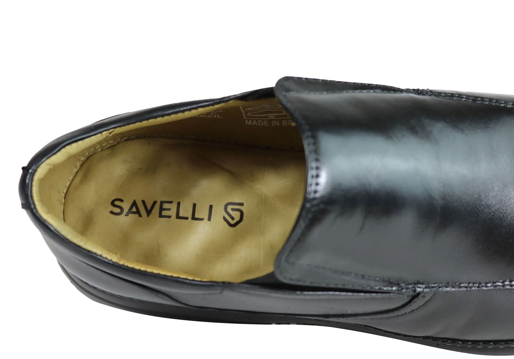 Savelli Baz Mens Massage Ball Comfort Dress Shoes Made In Brazil