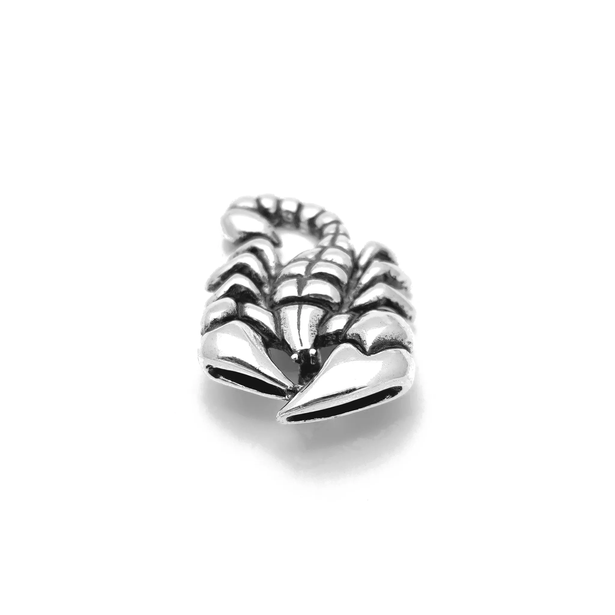 Scorpion Antique Finish Pendant (Silver)