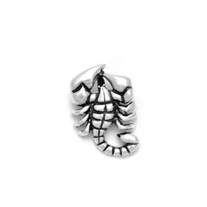 Scorpion Antique Finish Pendant (Silver)