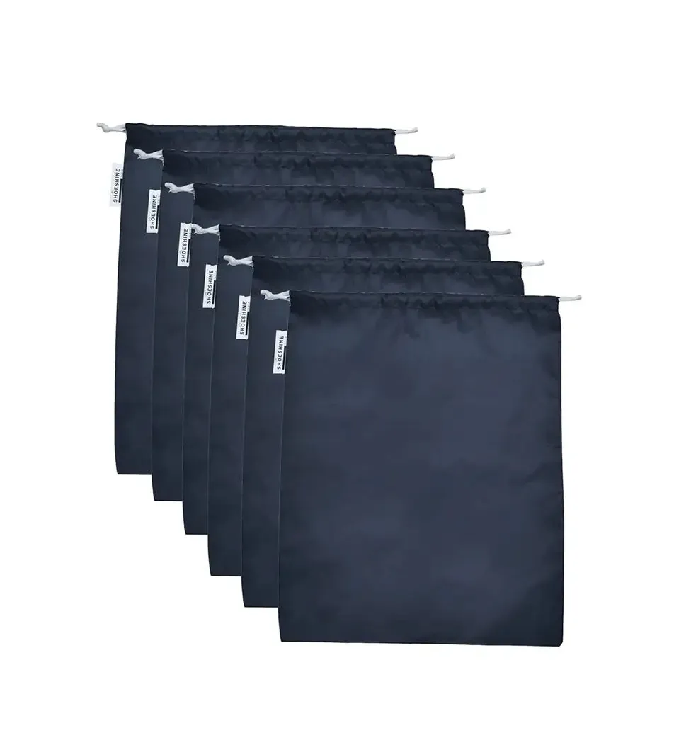 SHOESHINE Shoe Bag (Pack of 10) Water Resistant and Dust Proof Shoe Storage Bag - Grey