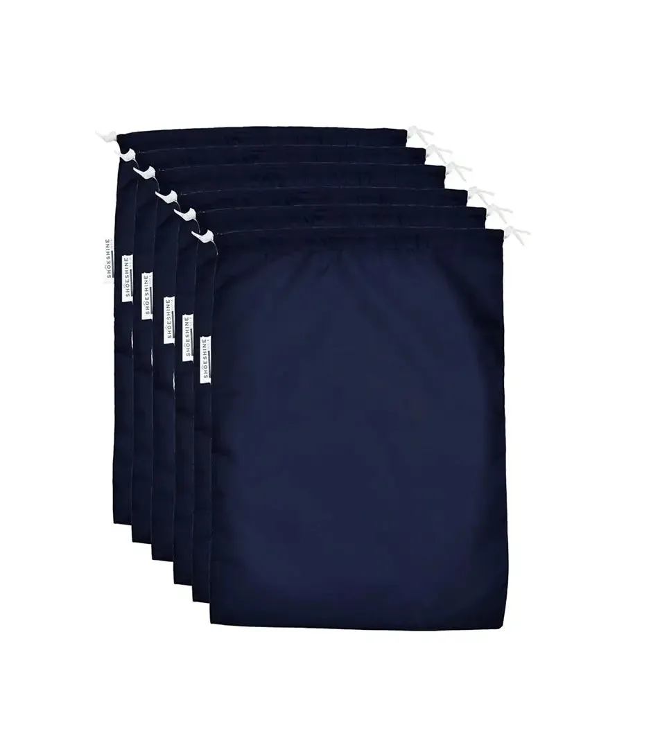 SHOESHINE Shoe Bag (Pack of 10) Water Resistant and Dust Proof Shoe Storage Bag - Grey