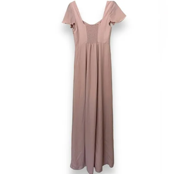 Show Me Your Mumu Marie Sweatheart Maxi Bridesmaid Dress Dusty Blush