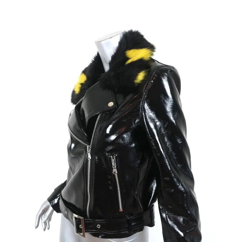 Shrimps Alby Black Faux Patent Leather Size 10