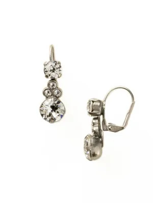 Sorrelli Clustered Circular Crystal Drop Earring