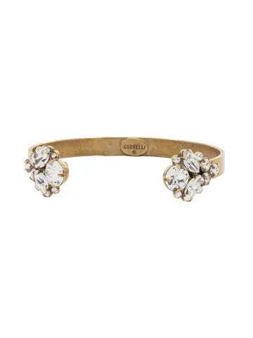 Sorrelli Crystal Cluster Cuff Bracelet