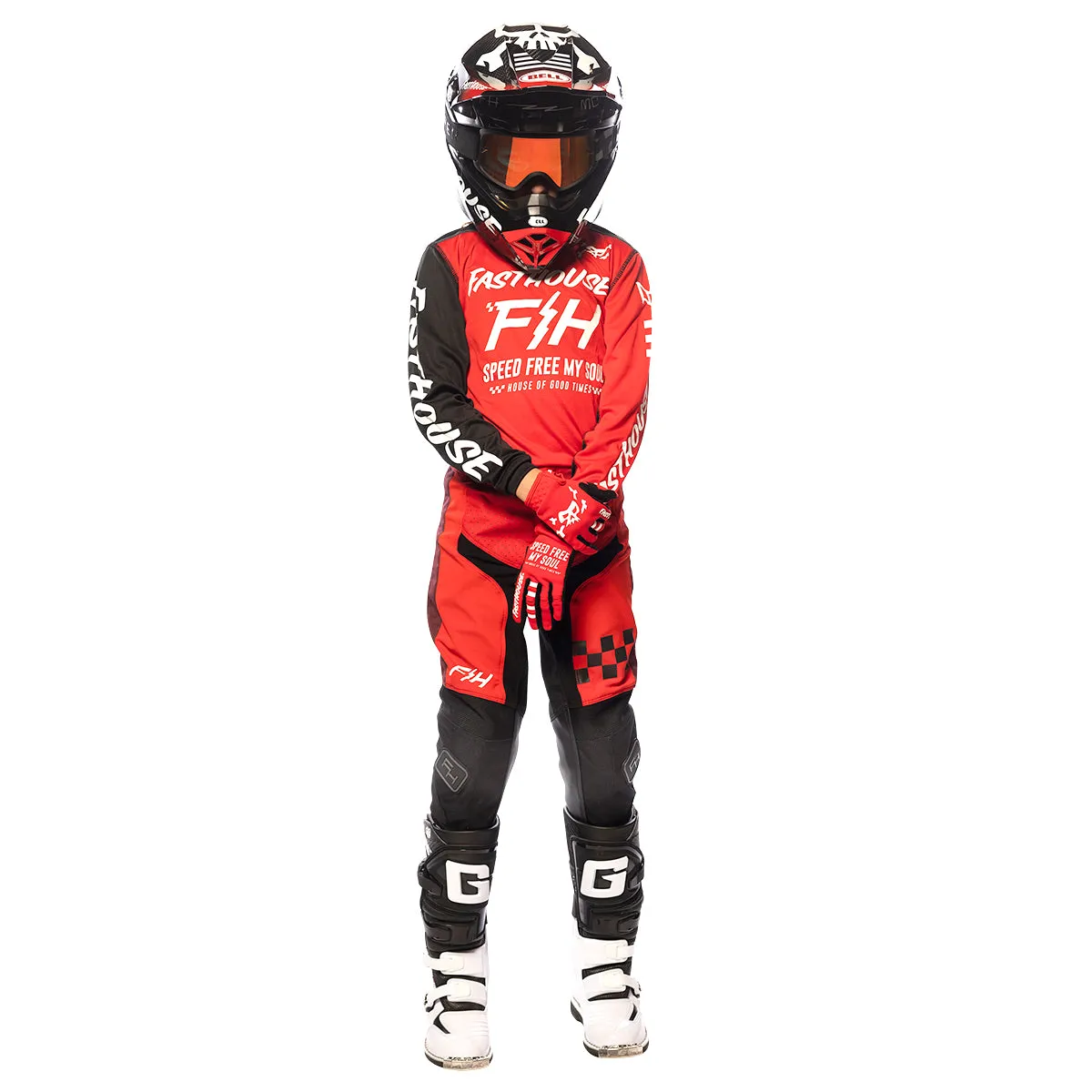 Speed Style Youth Pant - Red/Black