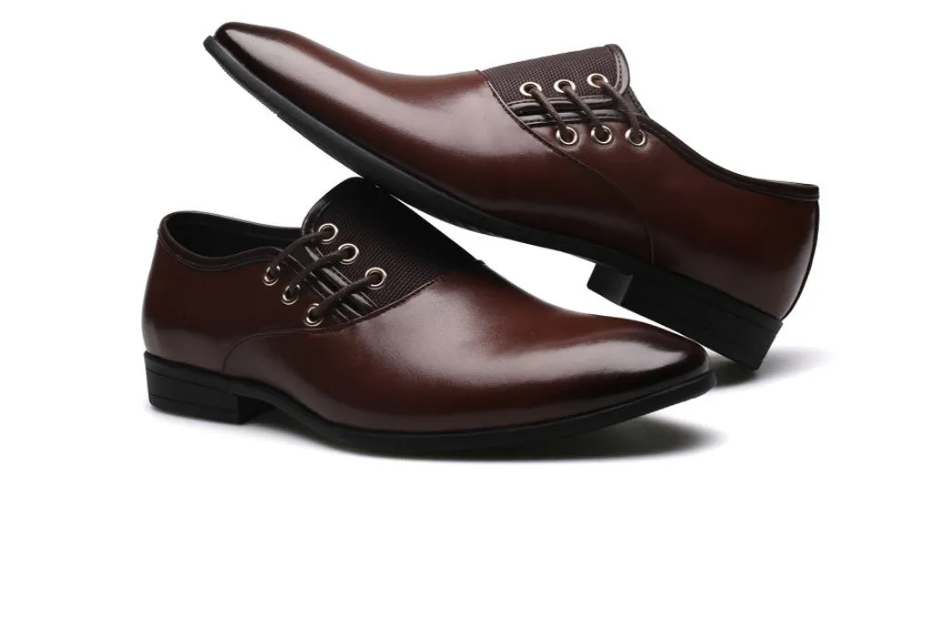spring men's leather shoes business dress men's shoes leather shoes single shoes Amazon AliExpress foreign trade original