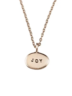 Sterling Silver Joy Nugget Necklace