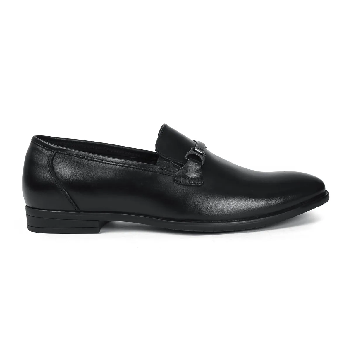 Stylish Leather Buckle Formal Shoes For Men - 3212