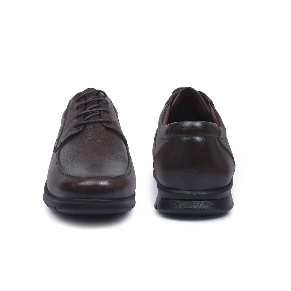 Stylish Leather Lace-up Casual Shoes for Men - L 52