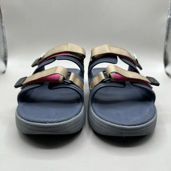Suicoke Urich Slides Sandals Navy Blue Grey Pink Men's Size 10/Women’s 12