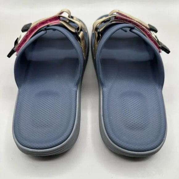 Suicoke Urich Slides Sandals Navy Blue Grey Pink Men's Size 10/Women’s 12