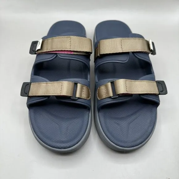 Suicoke Urich Slides Sandals Navy Blue Grey Pink Men's Size 10/Women’s 12