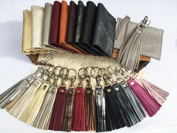 Tassel Key Chain Multiple Colors