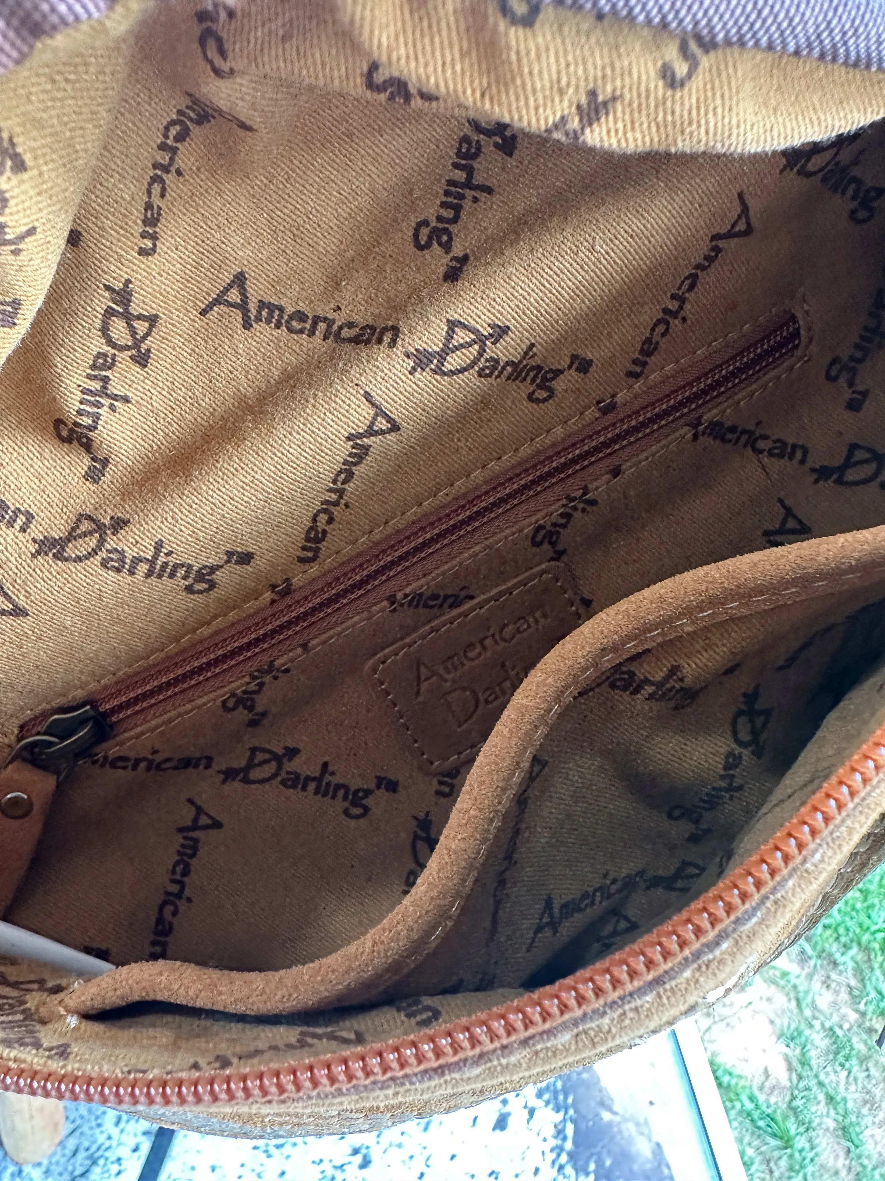The Boot Stitch Sling - Camel