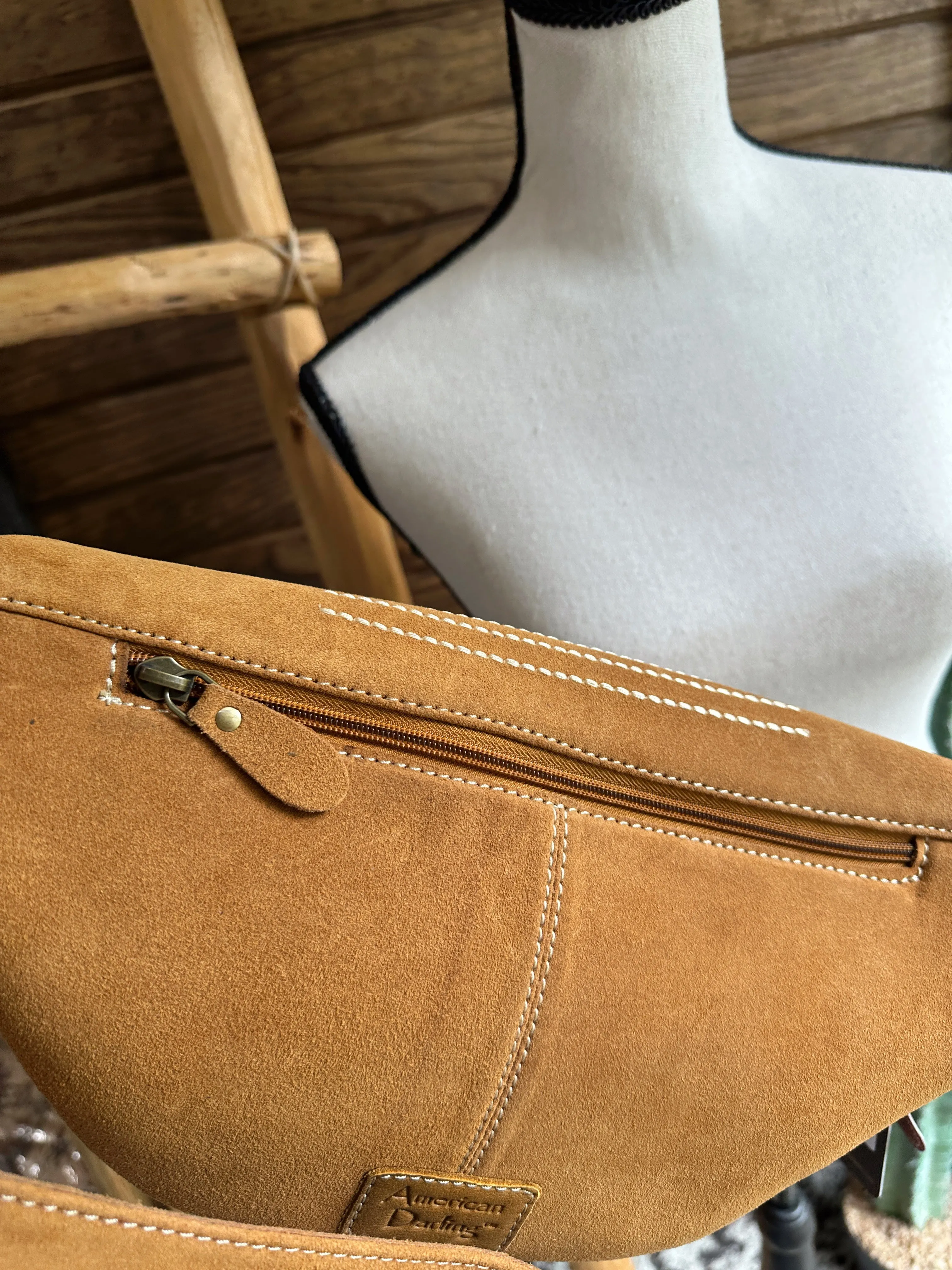 The Boot Stitch Sling - Camel