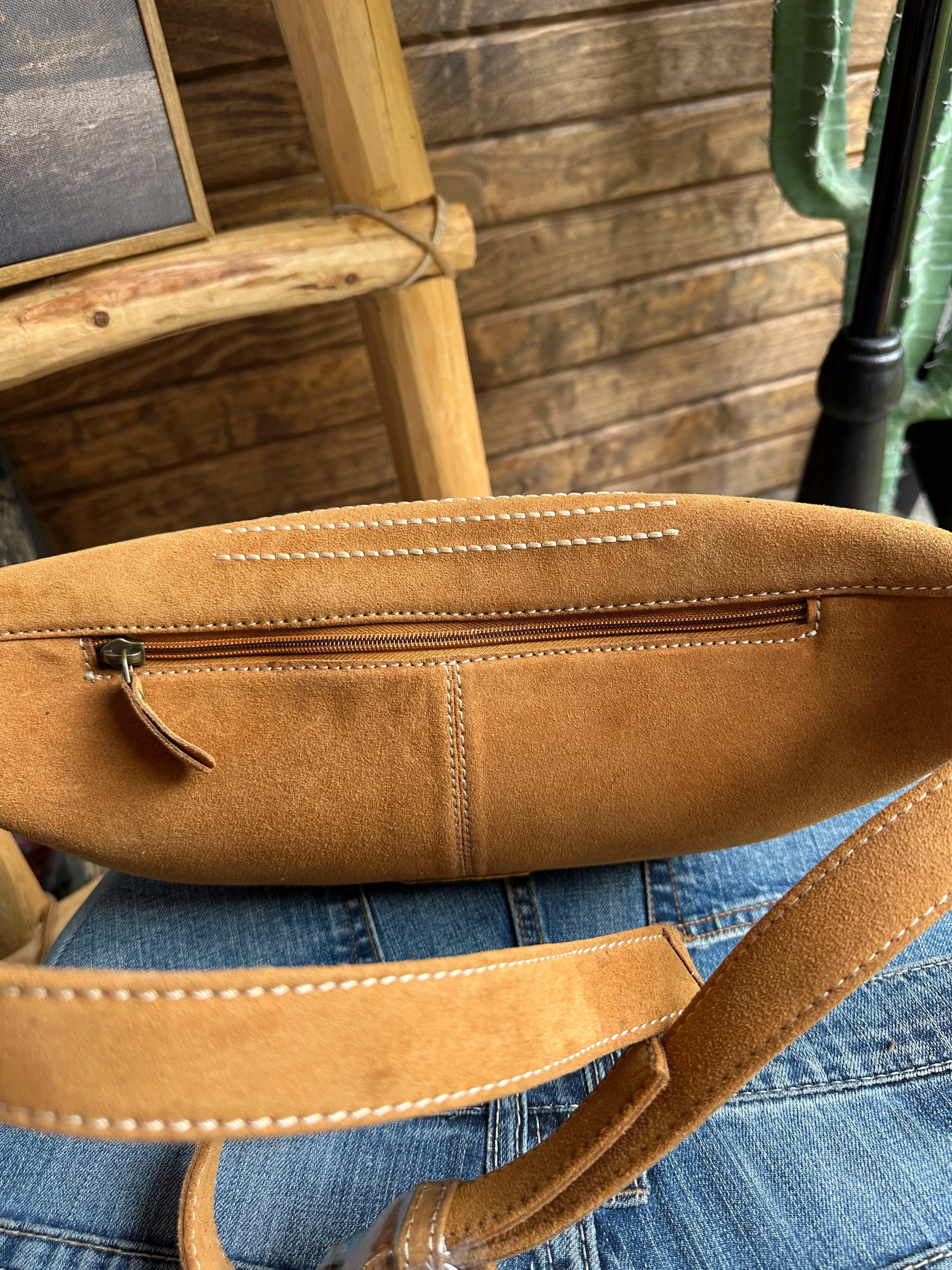 The Boot Stitch Sling - Camel
