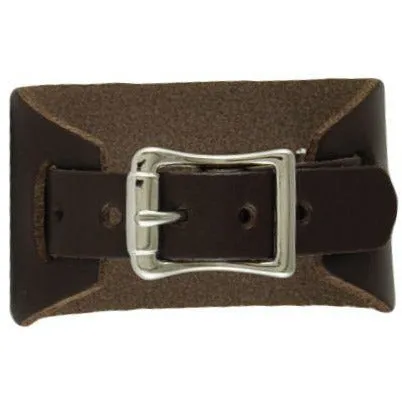 Thin Brown Leather Ladies Cuff