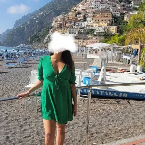 tie front mini tea dress with godets in bright green