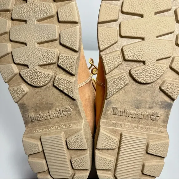 Timberland Size 6 Leather Youth Boys Wheat Nubuck Chukka Boots