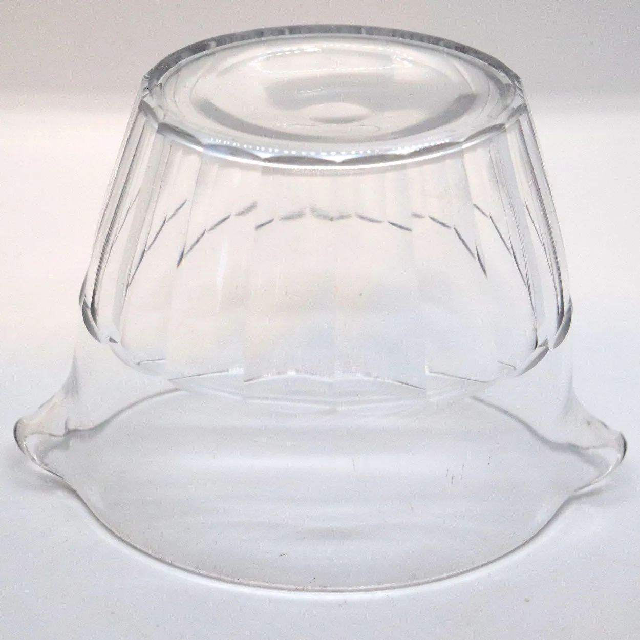 Two English Georgian Glass Double-Lip Wine Rinsers