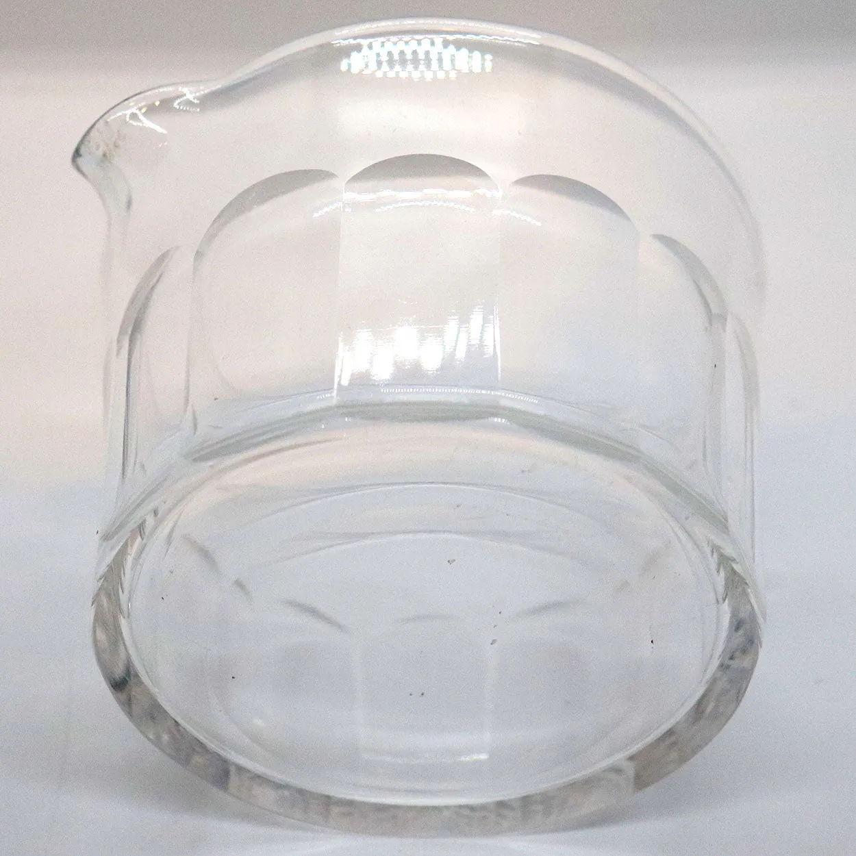 Two English Georgian Glass Double-Lip Wine Rinsers