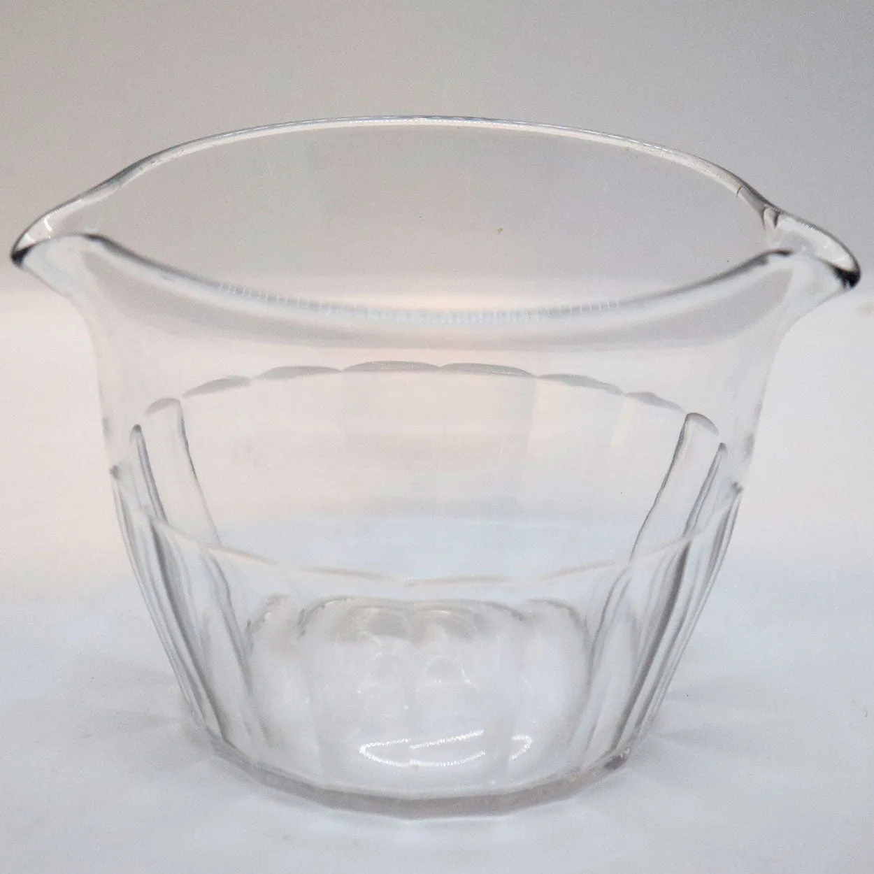 Two English Georgian Glass Double-Lip Wine Rinsers
