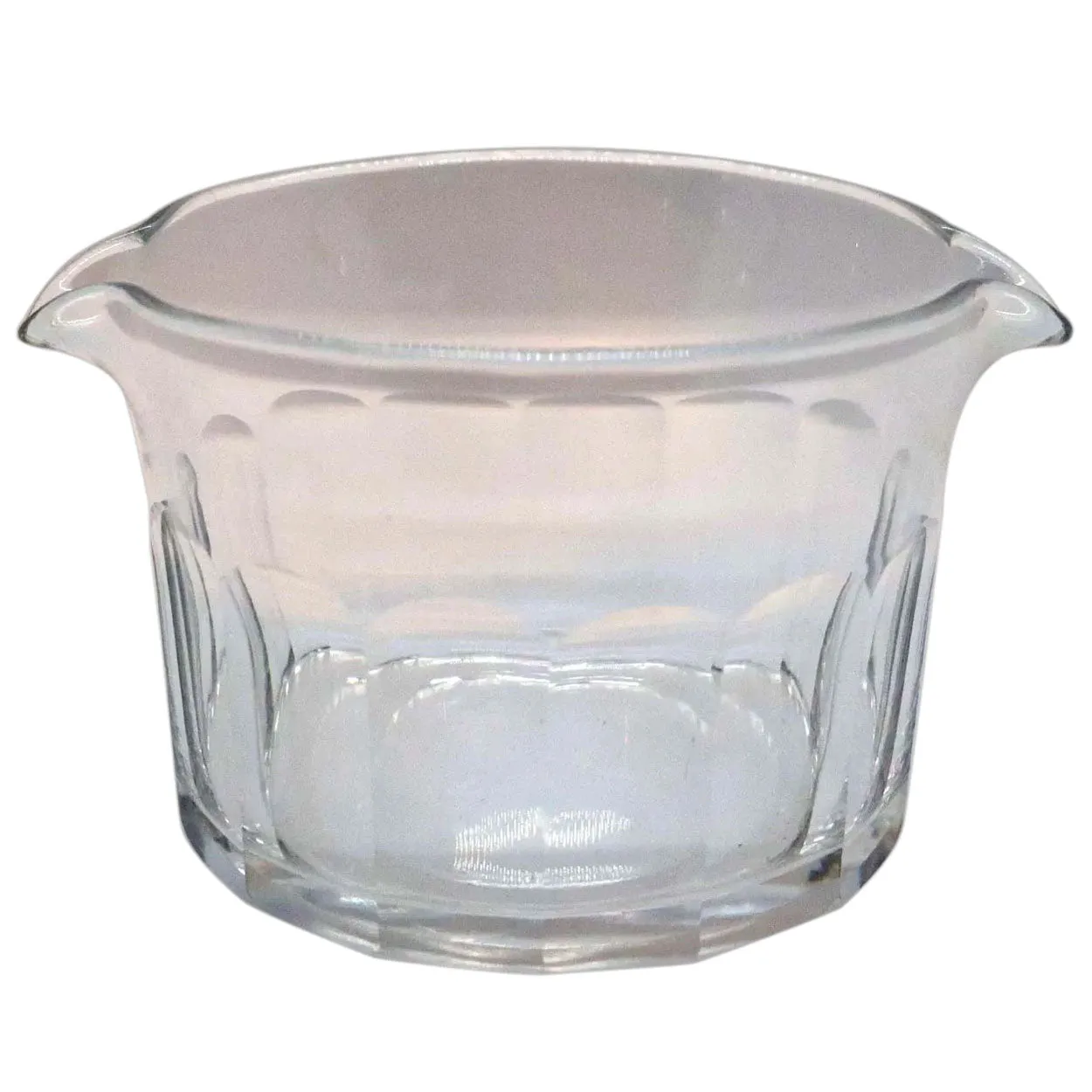Two English Georgian Glass Double-Lip Wine Rinsers