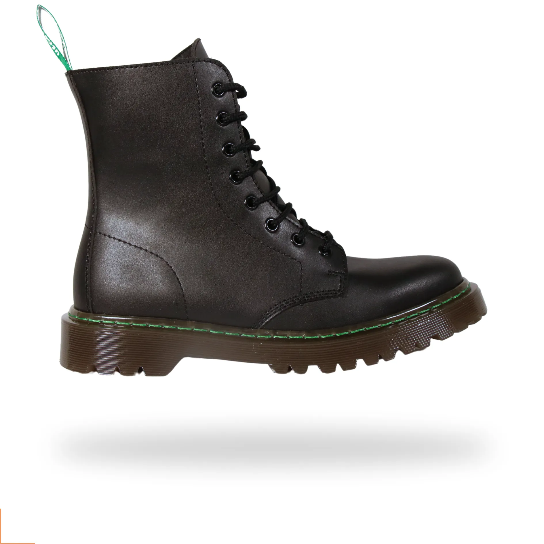 Unisex Vegan Black Boots - Activist Footprints, Durable, Water-Resistant, Versatile for All Seasons and Daily Use
