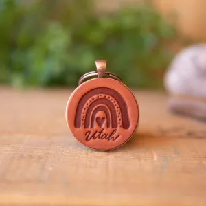 Utah Rainbow Keychain