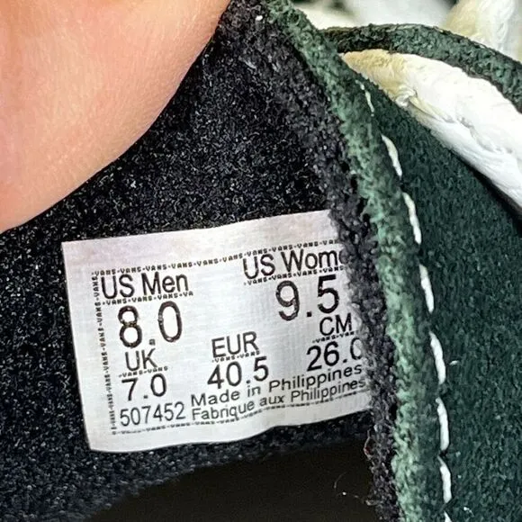 Vans Saddle Sid Pro Shoes women’s 9.5, Forrest Green