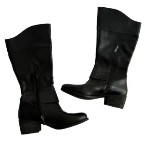 Vince Camuto knee high black boots Sz 9M