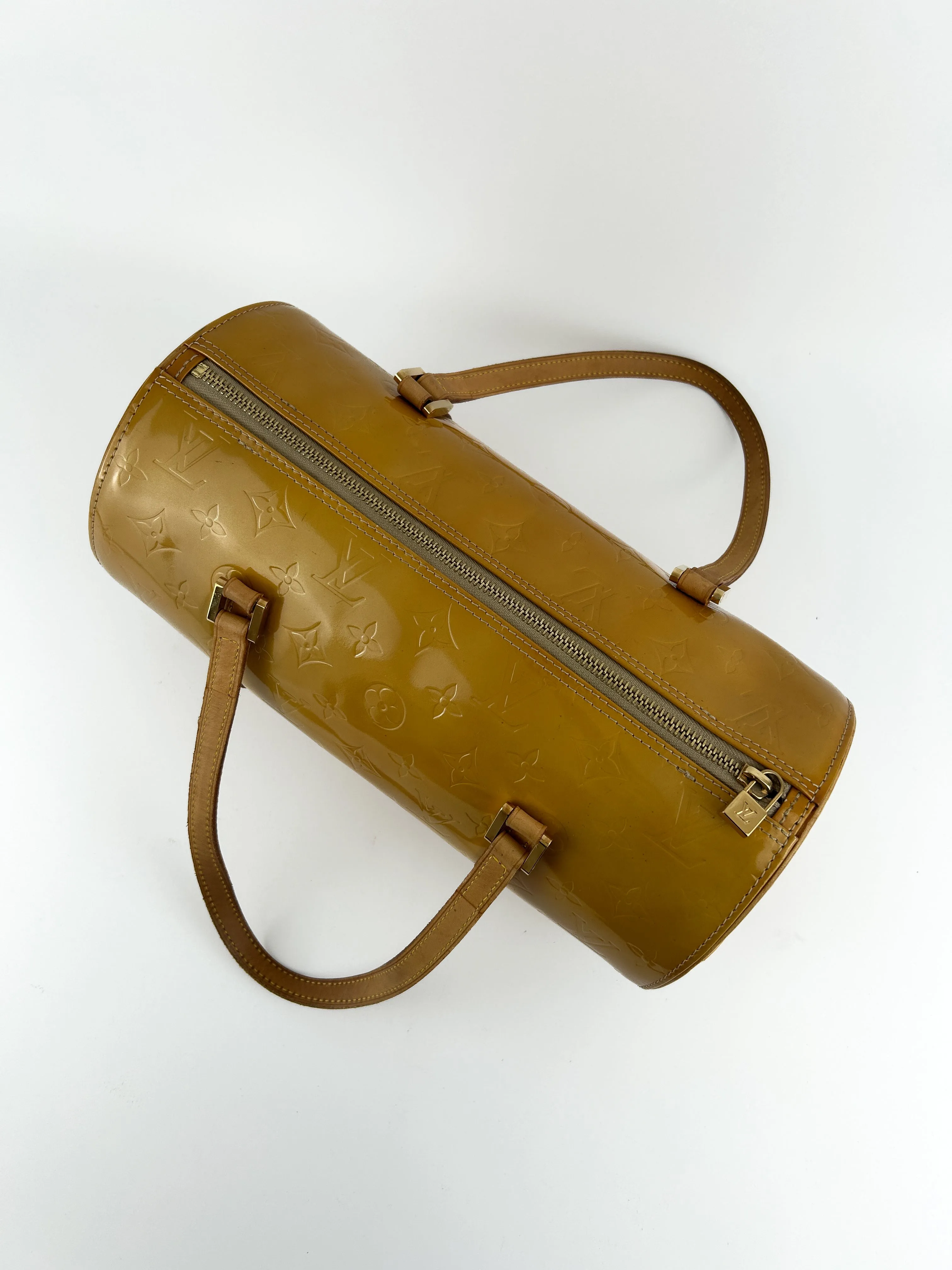 Vintage Louis Vuitton Vernis Bedford Handbag (Orange) (2002)