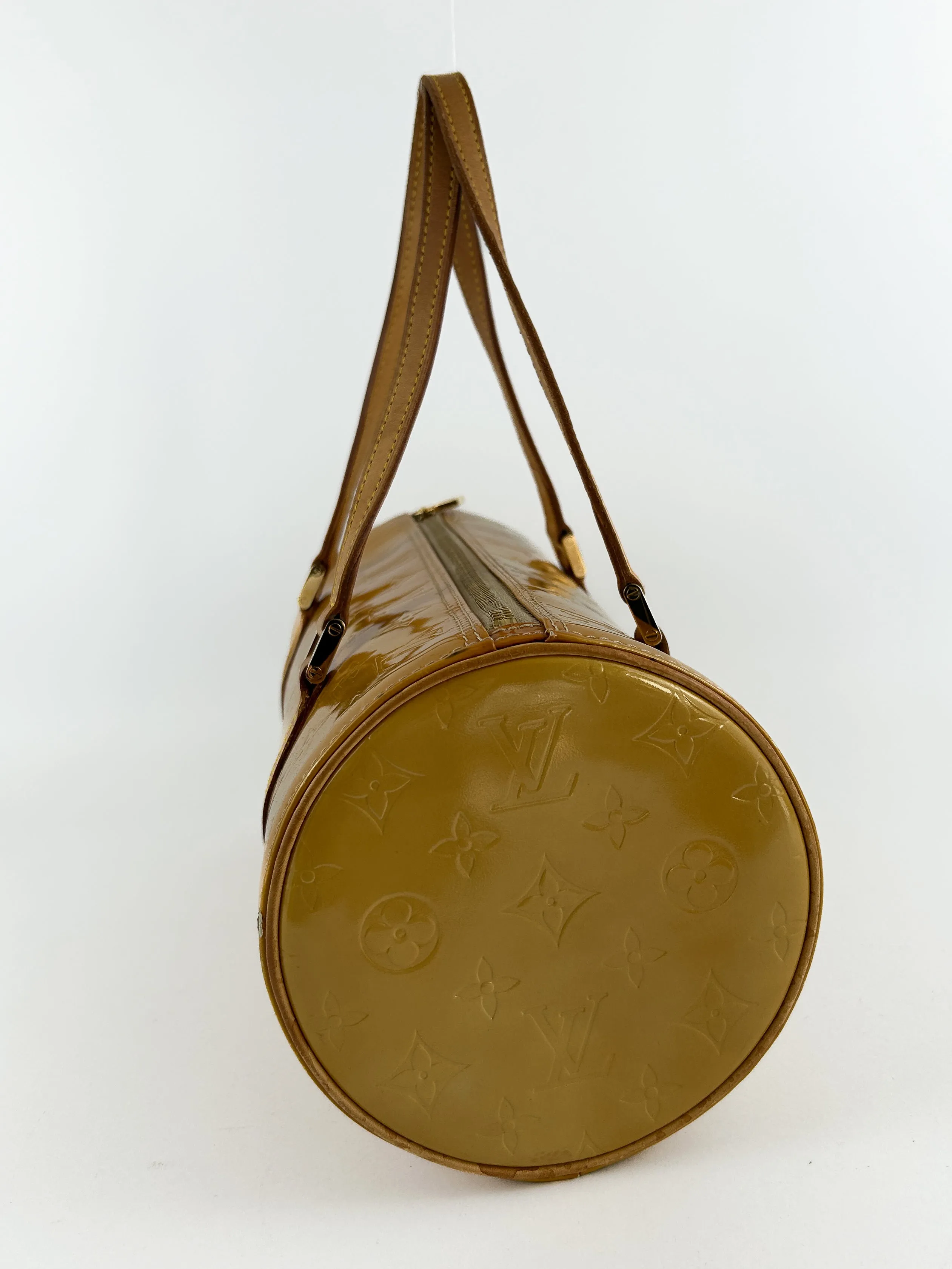 Vintage Louis Vuitton Vernis Bedford Handbag (Orange) (2002)