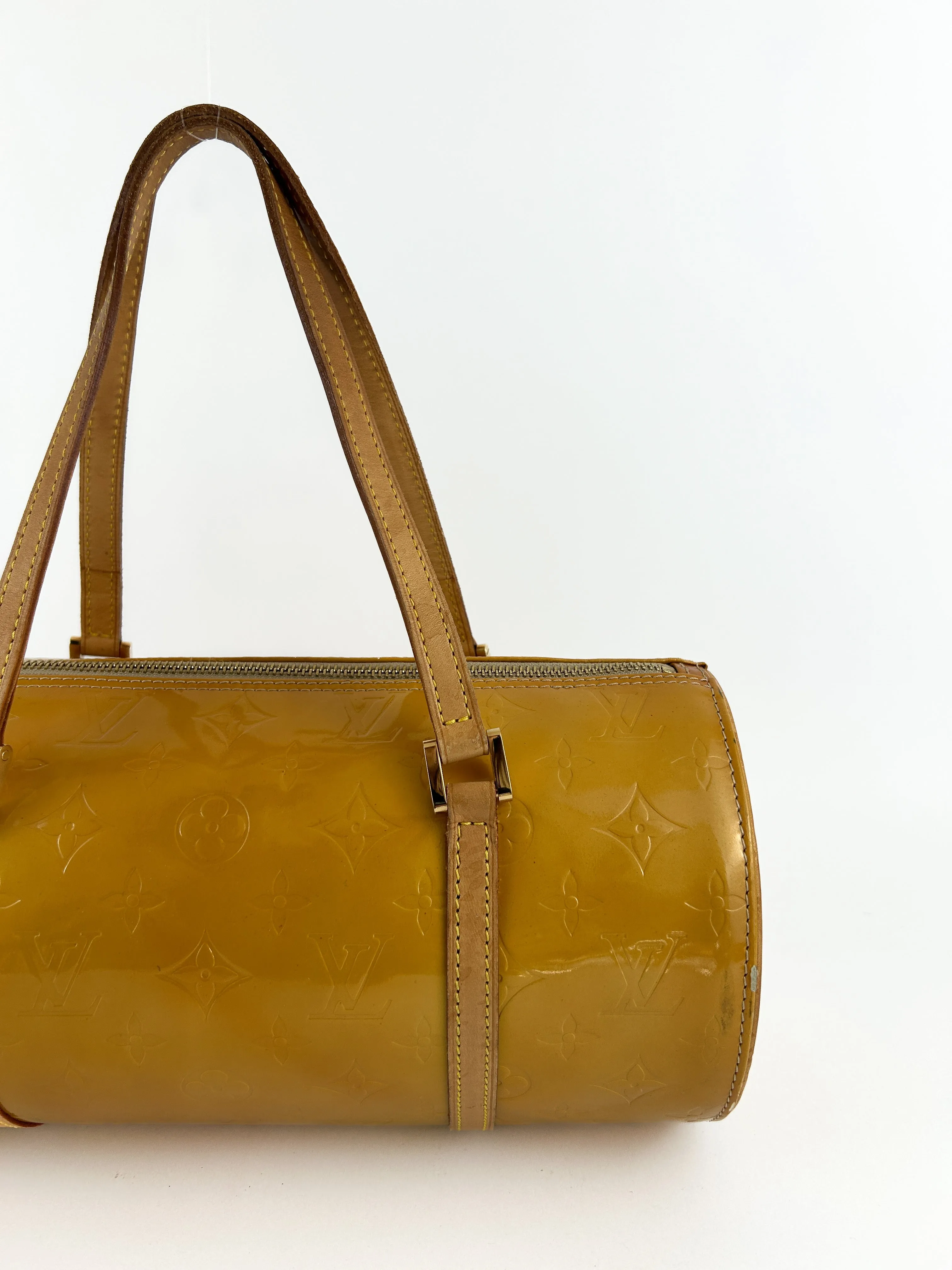 Vintage Louis Vuitton Vernis Bedford Handbag (Orange) (2002)
